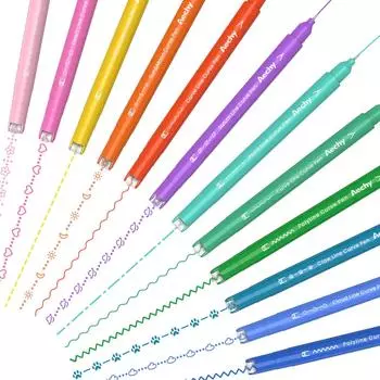 Aechy Curved Highlighter 12 Color Pen Dual Tip Fine 10 видов роллеров Инструменты для быстрого письма 10 Ручка, Ручка на водной основе, Ручка, Набор, Ручка, Перо, Штампы,
