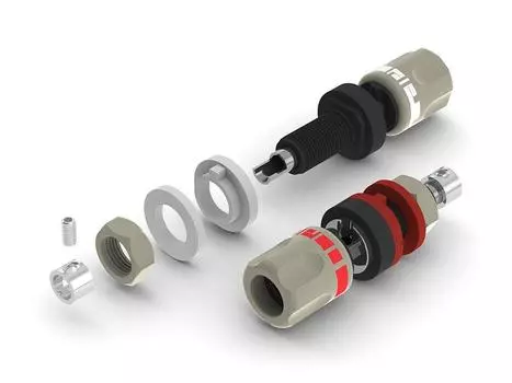 aeco Binding Post Родиевый вакуумный мешок ABI-0611R, 2 шт./1 комплект, покрытие,