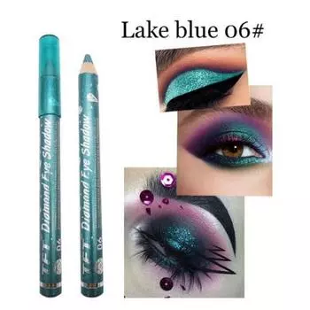 Aegyo Sal Pencil Glitter Eye Shadow Pencil Pearls Eye Shadow Pen Stick Sequin Waterproof Lipstick 12 Colours, 06, 1 шт., 06 06
