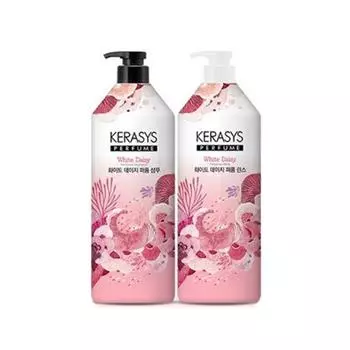Aekyung Kerasys Perfume White Daisy 1000 мл Шампунь + Ополаскиватель, 1 л, 1 набор
