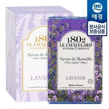 [Aekyung] Le Shatra Марсельское мыло 100 г 3 шт. x 1, Лавандовое мыло 100 г 3 шт. x 1, Option: лаванда