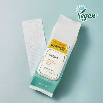 Aekyung Point & Deep Clean Lip & Eye Remover Long Pad 88 листов 393338, 1 шт.