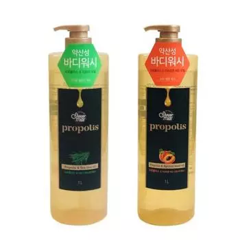 Aekyung Propolis Mildly Adic Body Wash Body Cleaner 1L Выберите 1, Масло абрикосовых косточек, Масло абрикосовых косточек