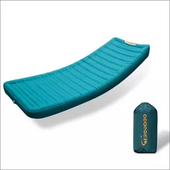 Aerogogo Peyto Air Mat Кемпинговый коврик Надувной коврик Кемпинговая надувная кровать 14 см Ультра толстый Кемпинговый коврик Влагостойкий Легко поставляется с сумкой для хранения 40D нейлон ТПУ