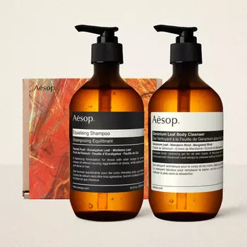 [Aesop Official/Sleeve Packaging] Дуэт средств по уходу за волосами и телом (Шампунь и гель для душа)
