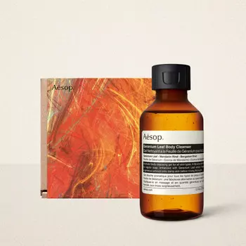 [Aesop Official/Sleeve Packaging] Очищающее средство для тела с листьями герани (Гель для тела) 100 мл