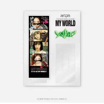 aespa 4CUT АКРИЛОВАЯ ПОДСТАВКА ДЛЯ ФОТО MY WORLD