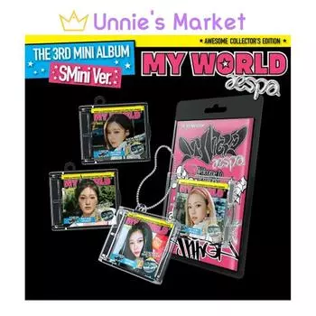 aespa МОЙ МИР Smini Ver. + Бесплатный подарок RANDOM 1EA