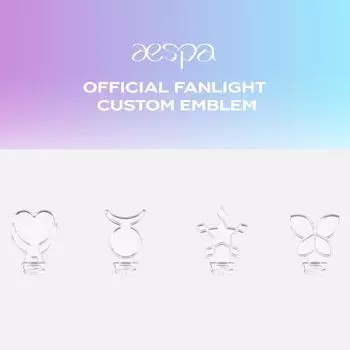 aespa официальная пользовательская эмблема Fanlight KARINA