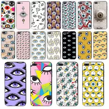 Aesthetic Wallpaper Eyes Phone Case Soft TPU Back Cover Shell Coque For iphone 11 Promax 6 6s 7 8plus 5 5S SE X XS XR MAX SE2020 iPhone SE2020