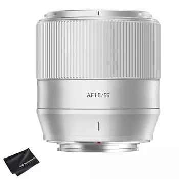 AF 56mm autofocus E mount lens silver official agent 2 year f1.8 (TTArtisan warranty)