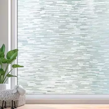 AFDB конфиденциальность матовое стекло наклейка на окно съемная статическая липкая неклейкая виниловая непрозрачная солнцезащитная пленка для украшения окна 30X100 CM