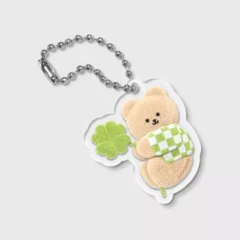 Афф Апр Клевер Кобе (Брелок для ключей), популярная фраза в Корее key ring