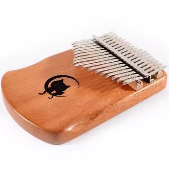 Affecto 17-я шкала C, пластина для ключей Kalimba Moon Cat + молоток для настройки + наклейка на клавиатуру + набор для чистки популярных корейских игрушек