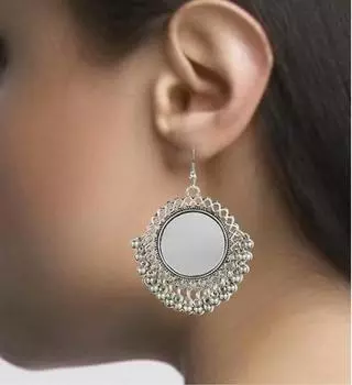 Афганское дизайнерское винтажное окисленное немецкое серебро