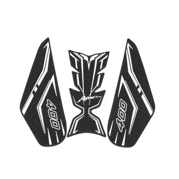 AFNCX мотоциклетная накладка на бензобак, защита от царапин, защита от царапин, наколенники, тяговые боковые накладки белый