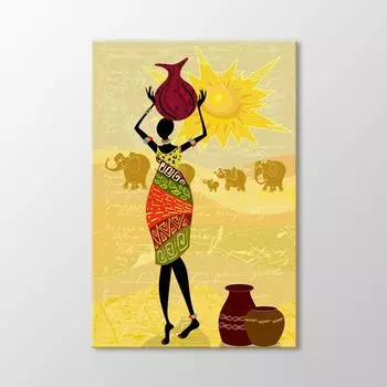 Африканская Женщина Живопись