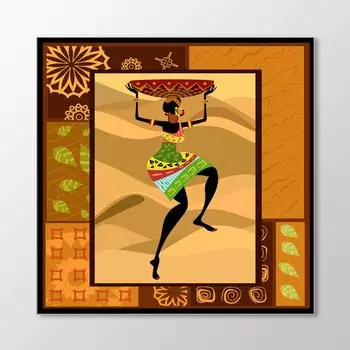 Африканская Женщина Живопись
