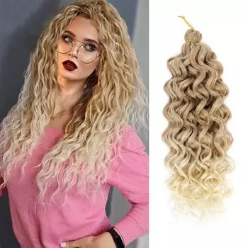 Африканский парик Bybrana, парик из химического волокна, косички, грязные косички, вязанные крючком волосы, волнистые, грязные