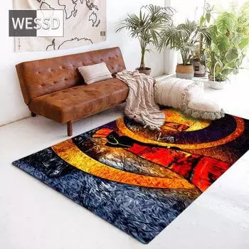 Африканский женский ковер для гостиной, ковер в этническом стиле, центральный коврик для стола, большой ковер для дивана, татами, напольный коврик, прикроватный коврик для спальни 40x60cm 1pcs