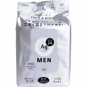 AG Deo 24 Men Салфетки для лица и тела 30 шт. Мужские и без отдушки (4)