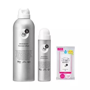 AG Deo 24 Порошок-спрей (Квази-лекарство) Без запаха 180 г + 40 г + бонусный набор Запах, Стерилизация, Запах пота, Запах тела, Антиперспирант, Дезодорант, Для всего тела, St