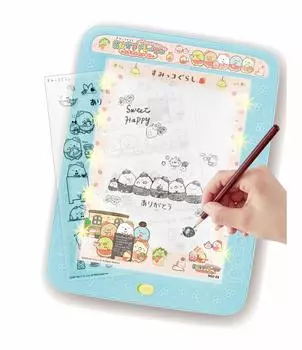 Агацума Сумикко Гураши Пишите буквы и рисуйте трассирующим синим - карточки!