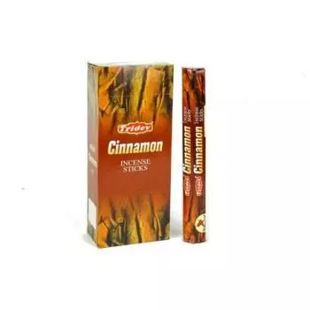 Агарбатти с корицей Tridev/Ароматические палочки | Шестиугольная серия | Аромат | Преданный | 3 шт * 20 г для пуджи/поклонения