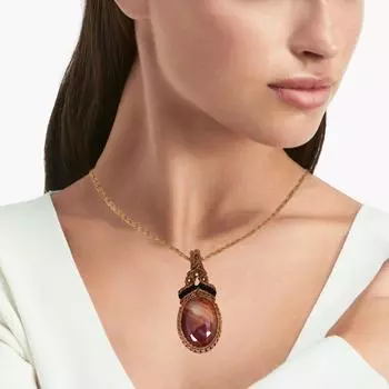 Агатовое ожерелье Красный макраме драгоценный камень Бисерное ожерелье макраме камень красный Ручная работа