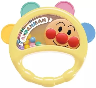 АГАТСУМА Анпанман Детский бубен [2024] пастельный желтый