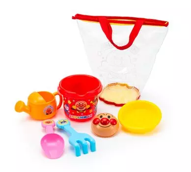 AGATSUMA Anpanman Красочный набор для прогулок в песочнице 3 года и [2025] (Целевой возраст старше)