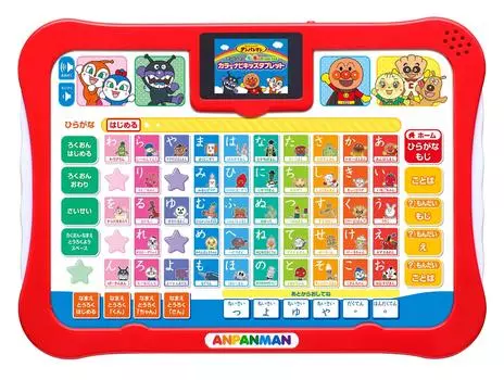 AGATSUMA Anpanman Learn Aiueo Color Navi Kids Tablet 2 года и посмотрите! Трогать! (Целевой возраст старше) красный