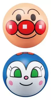 AGATSUMA Anpanman Mini Face Ball Set of 2 Anpanman Kokin-chan [2024]