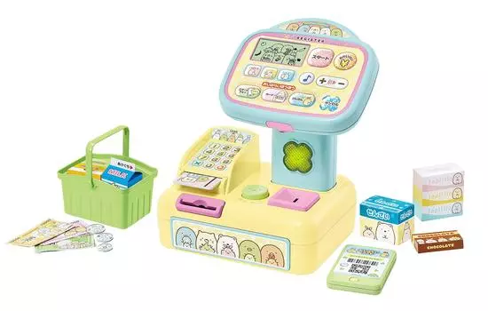 Agatsuma Sumikko Gurashi Snacks с быстрым Sumikko Self Register Body x Bills x Basket x Sticker Sheet x 2 Toy Award 2022 Basic Toy Category Grand