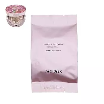 Age20 S Aura Essence Cover Pact Refill, нет. 21 Сменный блок, 2 шт.
