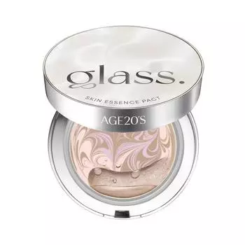 [AGE20 s] Glass Skin Essence Pact Glow со сменным блоком (2 цвета) SPF 50+ PA++++ 12,5 г*2 шт.