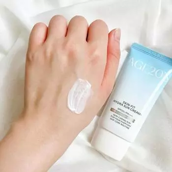 AGE20 S SKIN-FIT HYDRA SUN CREAM+ SPF50+ PA++++, Увлажнение, Корейская косметика, Kbeauty, образец