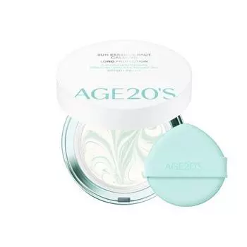 AGE20S 24 AGE20S Sun Essence Pact Успокаивающая длительная защита Mini 7 г SPF50+ PA++++ Органический веганский сертификат 394626, 1 шт.