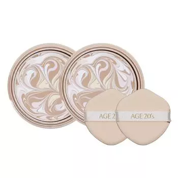 AGE20s Essence Cover Pact Последняя версия Infinity Diamond ID Сменный блок, ID №. 21 сменный блок, 2 шт.