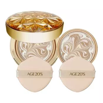 Age20s Pact Royal Gold Diamond Edition Нет. 21 основной продукт + сменный блок, 1 шт., AGE20s Pact Royal Gold No. 21 основной продукт + сменный блок