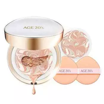 AGE20s Signature Essence Cover Pact Long Stay Plus Refill 2шт, KBeauty, Корейская косметика, пробник #13 Ivory