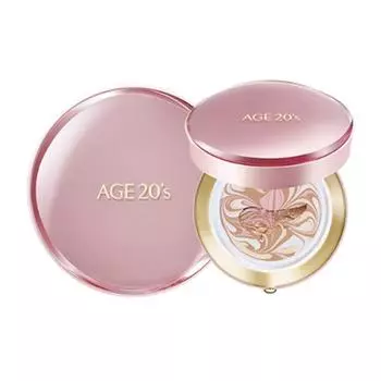 AGE20s Signature Essence Cover Pact Moisture + сменный блок 2шт, Увлажнение, KBeauty, Корейская косметика, пробник #13 Ivory