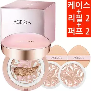 Age20s Signature Essence Cover Pact Moisture + Special Giveaway, No. 21 Light Beige @16728343, 1 piece