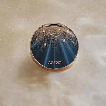 Age 20 s Black Gold Edition 1 чехол + 2 сменных блока, Увлажнение, Корейская косметика, Kbeauty, образец # 21 Light Beige