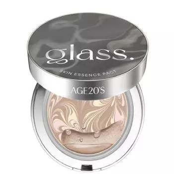 Age 20 s Renewal Glass Skin Essence Pact Perfect 12,5 г + сменный блок 12,5 2 цвета 21 Light Beige