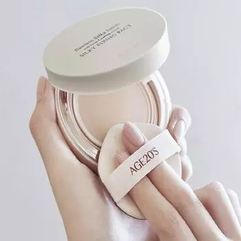 Age 20 s Шелковистая фиксирующая пудра 14 г + 14 г сменный блок 2 цвета SPF50+ PA++ No 21