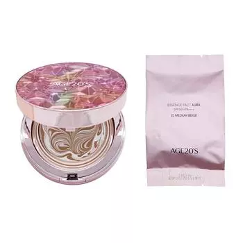 Age 20s Pact Aura Essence Cover Pact Diamond product, No. 21 product + refill, 1 piece, 14g
