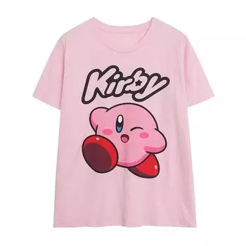 Age-Reducing Export Pink and Cute Short Sleeve Cozy Cartoon Micro-flaw 2XL