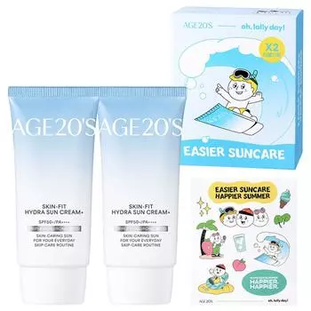 Age to Wen s Oh Lolly Day Edition Skin Fit Moisture Sun Cream Plus SPF50+ PA++++ 2p, 100ml, 1 ea.