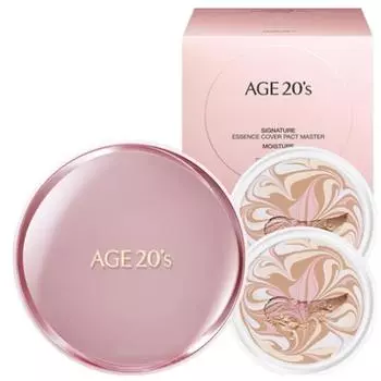 Age to Wenice Signature Essence Cover Pact Master Moisture Case + сменный блок 2 шт., нет. 21, 1 комплект